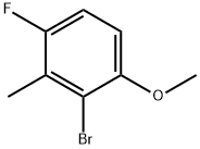 Benzene, 2-bromo-4-fluoro-1-methoxy-3-methyl-