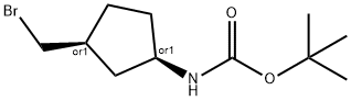 rac-tert-butyl N-[(1R,3S)-3-(bromomethyl)cyclopentyl]carbamate, cis
