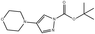 1H-Pyrazole-1-carboxylic acid, 4-(4-morpholinyl)-, 1,1-dimethylethyl ester