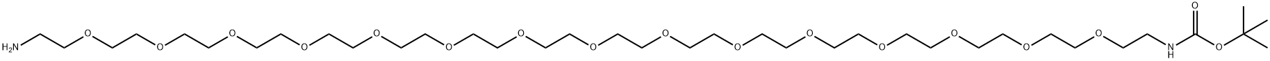 T-Boc-n-amido-peg15-amine