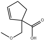 1-(methoxymethyl)cyclopent-2-ene-1-carboxylic acid