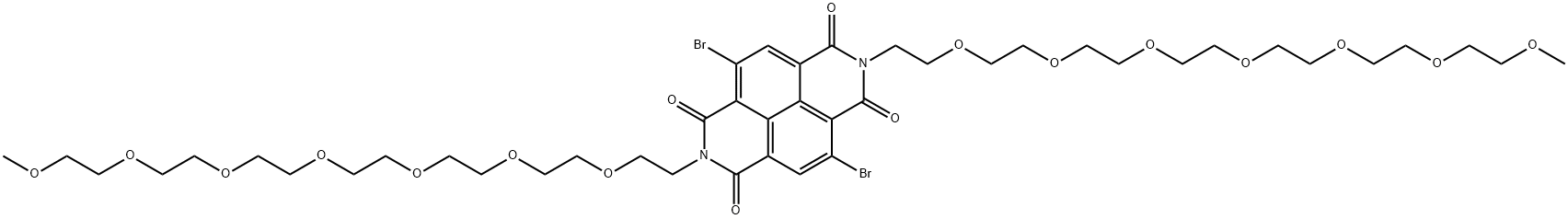 4,9-Dibromo-2,7-di(2,5,8,11,14,17,20-heptaoxadocosan-22-yl)benzo[lmn][3,8]phenanthroline-1,3,6,8(2H,7H)-tetraone