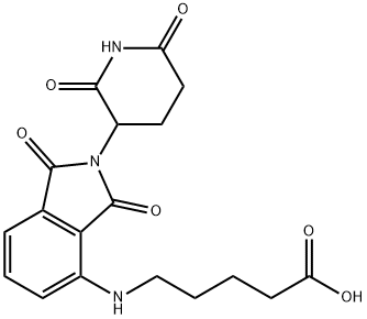 Pentanoic acid, 5-[[2-(2,6-dioxo-3-piperidinyl)-2,3-dihydro-1,3-dioxo-1H-isoindol-4-yl]amino]-
