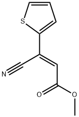 2-Propenoic acid, 3-cyano-3-(2-thienyl)-, methyl ester, (2E)-