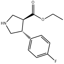 反式-4-(4-氟苯基)吡咯烷-3-羧酸乙酯