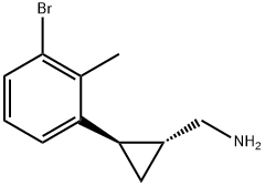rac-1-[(1R,2R)-2-(3-bromo-2-methylphenyl)cyclopropyl]methanamine hydrochloride