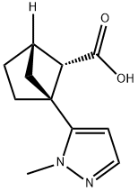 Bicyclo[2.1.1]hexane-5-carboxylic acid, 1-(1-methyl-1H-pyrazol-5-yl)-, (1S,4S,5S)-