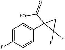 2,2-二氟-1-(4-氟苯基)环丙烷-1-羧酸