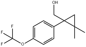 (2,2-dimethyl-1-(4-(trifluoromethoxy)phenyl)cyclopropyl)methanol
