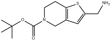 Thieno[3,2-c]pyridine-5(4H)-carboxylic acid, 2-(aminomethyl)-6,7-dihydro-, 1,1-d…
