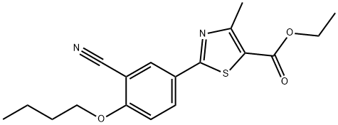 ethyl 2-(4-butoxy-3-cyanophenyl)-4-methylthiazole-5-carboxylate