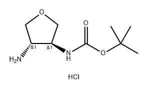Trans-tert-butyl (4-aminotetrahydrofuran-3-yl)carbamate hydrochloride