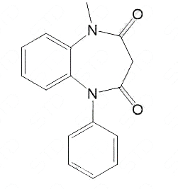 1-methyl-5-phenyl-1,5-dihydro-3H-1,5-benzodiazepine-2,4-dione
