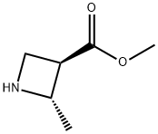 3-Azetidinecarboxylic acid, 2-methyl-, methyl ester, (2S,3R)-