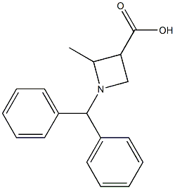 1-(diphenylmethyl)-2-methylazetidine-3-carboxylic acid