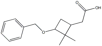 2-[3-(benzyloxy)-2,2-dimethylcyclobutyl]acetic acid