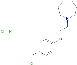 1-(2-(4-(Chloromethyl)phenoxy)ethyl)azepane HCl