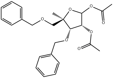 D-Ribofuranose, 4-C-methyl-3,5-bis-O-(phenylmethyl)-, 1,2-diacetate