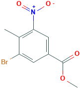Benzoic acid, 3-bromo-4-methyl-5-nitro-, methyl ester