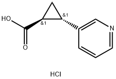 (1S,2S)-2-(pyridin-3-yl)cyclopropane-1-carboxylic acid hydrochloride