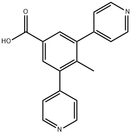 Benzoic acid, 4-methyl-3,5-di-4-pyridinyl-