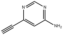 4-Pyrimidinamine, 6-ethynyl-