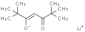 2,2,6,6-Tetramethyl-3,5-heptanedionato lithium, (Li(TMHD))