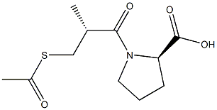 D-Proline, 1-[(2R)-3-(acetylthio)-2-methyl-1-oxopropyl]-
