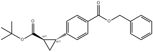 benzyl 4-((1R,2R)-2-(tert-butoxycarbonyl)cyclopropyl)benzoate