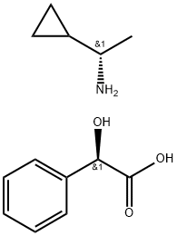 (S)-1-CYCLOPROPYLETHAN-1-AMINE (R)-2-HYDROXY-2-PHENYLACETATE