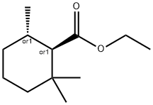 Cyclohexanecarboxylicacid, 2,2,6-trimethyl-, ethyl ester, (1R,6S)-rel-