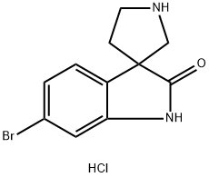 6-溴螺[二氢吲哚-3,3'-吡咯烷] -2-酮盐酸盐