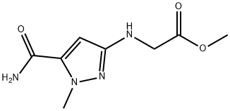 methyl N-[5-(aminocarbonyl)-1-methyl-1H-pyrazol-3-yl]glycinate