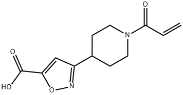 5-Isoxazolecarboxylic acid, 3-[1-(1-oxo-2-propen-1-yl)-4-piperidinyl]-