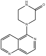 2-Piperazinone, 4-(1,6-naphthyridin-5-yl)-