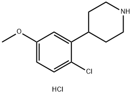 4-(2-chloro-5-methoxyphenyl)piperidine hydrochloride