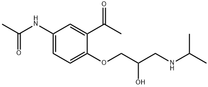 N-(3-乙酰基-4-(2-羟基-3-(异丙基氨基)丙氧基)苯基)乙酰胺