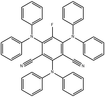 1,3-Benzenedicarbonitrile, 2,4,6-tris(diphenylamino)-5-fluoro-