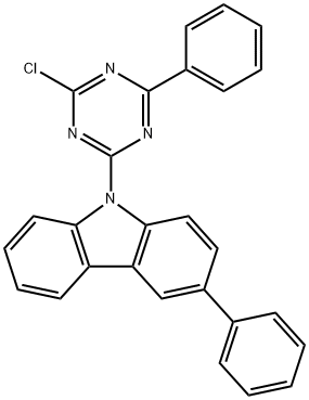 9H-Carbazole, 9-(4-chloro-6-phenyl-1,3,5-triazin-2-yl)-3-phenyl-