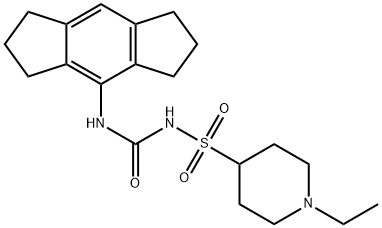 4-Piperidinesulfonamide, 1-ethyl-N-[[(1,2,3,5,6,7-hexahydro-s-indacen-4-yl)amino]carbonyl]-