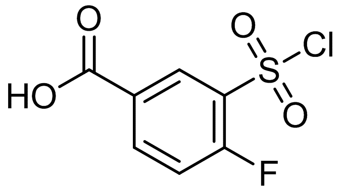 Benzoic acid,3-(chlorosulfonyl)-4-fluoro-