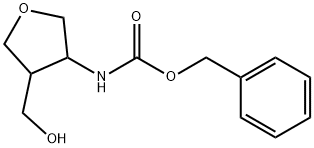 cis-(4-Hydroxymethyl-tetrahydro-furan-3-yl)-carbamic acid benzyl ester