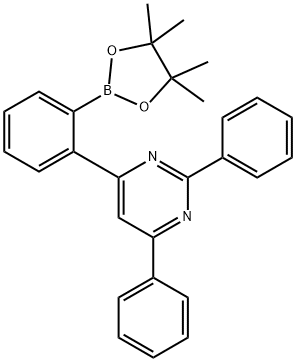 2,4-二苯基-6- [2-(4,4,5,5-四甲基-1,3,2-二氧杂硼烷-2-基)苯基]-嘧啶