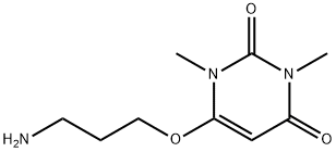 2,4(1H,3H)-Pyrimidinedione, 6-(3-aminopropoxy)-1,3-dimethyl-