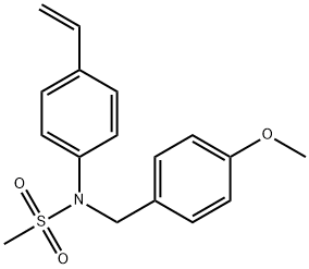 Methanesulfonamide, N-(4-ethenylphenyl)-N-[(4-methoxyphenyl)methyl]-