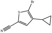 5-Bromo-4-(cyclopropyl)thiophene-2-carbonitrile