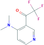 Ethanone, 1-[4-(dimethylamino)-3-pyridinyl]-2,2,2-trifluoro- (9CI)