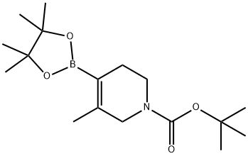 1(2H)-Pyridinecarboxylic acid, 3,6-dihydro-5-methyl-4-(4,4,5,5-tetramethyl-1,3,2-dioxaborolan-2-yl)-, 1,1-dimethylethyl ester