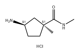 (1S,3R)-3-amino-N,1-dimethyl-cyclopentanecarboxamide hydrochloride
