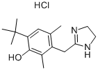 2-(3-羟基-2,6-二甲基-4-叔丁基苄基)-2-咪唑啉盐酸盐